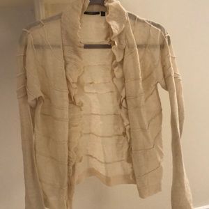 Boss beige cardigan size XS